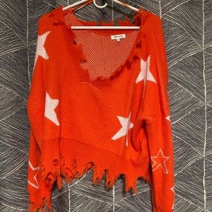 Starred sweater